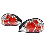 A Pair of Depo Clear Lense with Chrome Housing (Altezza) Tail Lights - Pontiac Grand... by Depo