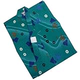 【着物問屋】男の子ゆかたNo.50【お魚・青緑】1~2才用(90cm) 3~4才用(100cm)