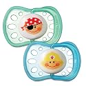 Tommee Tippee Soft Rim 6-18mths - blue & green with Pirate & Fireman