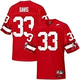 Nike Georgia Bulldogs #33 Terrell Davis Red Greats and Glory Football Jersey