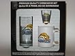 BUFFALO SABRES 3 Piece Team Logo COFFEE MUG / SHOT GLASS / Glass BEER MUG Set