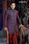 Sherwani Posh Brocade Jamewar Sherwani