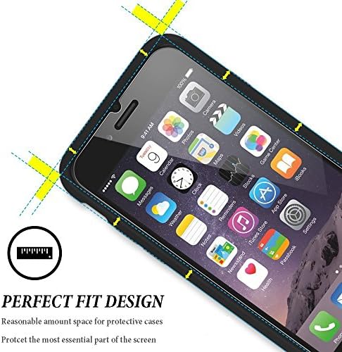 ZIIDII 3PCS Ultra Clear High Defintion (HD) Screen Protectors For Apple Iphone6 4.7"