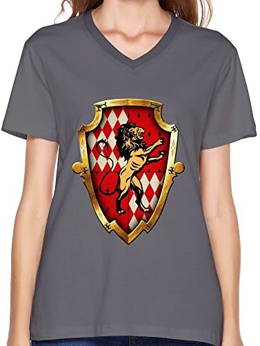 HuZhu Women's Harry Potter Gryffindor V-Neck Shirt XXL