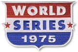 2 Patch Pack - 1975 World Series MLB Baseball Collectors Patches - Cincinnati Reds vs. Boston Red So