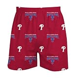 MLB Men's Philadelphia Phillies Supreme Boxers (Red, Medium)