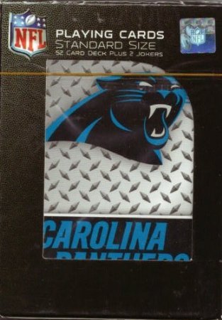 Carolina Panthers Steel Playing Cards