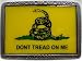 Gadsden Flag Enamel Pewter Buckle