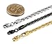 Jstyle Jewelry 4mm Mens Womens Stainless Steel Twist Chain Necklace Rope Link 3 Pcs a Set 18-36 Inch