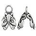 4 pcs .925 Sterling Silver Bail Butterfly Pendant/Earring Connector Clasp/Findings/Antique