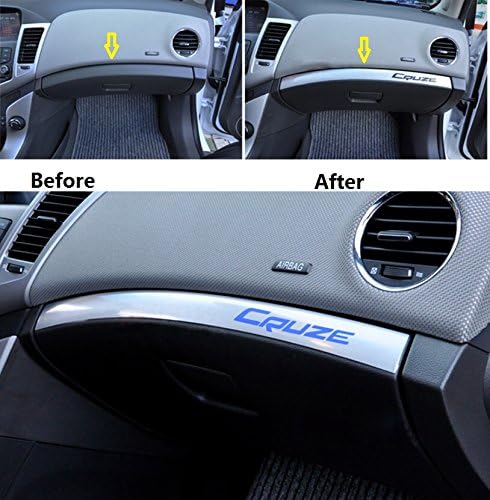 Carcoolparts Golve Box Passenger Side Storage Box Trim for Chevrolet Chevy Cruze 2009-2015 (Black)