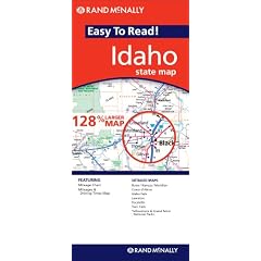 Rand McNally State Map Idaho (Rand McNally Easy to Read!)
