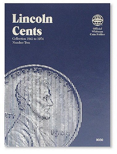 lincoln cents folder 2 1941 1974
