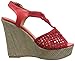Qupid Women's Clemence-93 Wedge Sandal