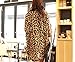 Coromose Womens Leopard Print Batwing Cape Tunic Chiffon Cardigan Tops Shawl