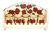 5PC SPICE RACK W/WOOD RACK COUNTRY APPLE DECOR