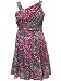 Rare Editions Girls 7-16 Mesh One Shoulder Dress