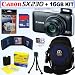 Canon PowerShot SX230HS 12 MP Digital Camera (Black) + 16GB Accessory Kit