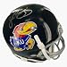 John Riggins Autographed Kansas Jayhawks Authentic Full Size Football Helmet