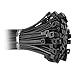 Cable Matters (Combo Pack) 200 Self-Locking 8-Inch Nylon Cable Ties in Black, White, Orange, Blue