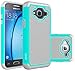 Samsung Galaxy J7 Refine Case, Galaxy J7 2018 Case, Galaxy J7 Star Case, J7V J7 V 2nd Gen/J7 Aura/J7 Crown Case with HD Screen Protector, OEAGO [Shockproof] Hybrid Dual Layer Protective Case (Mint)