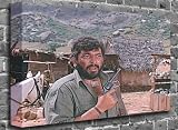 Sholay - Gabbar Singh Amjad Khan Bollywood Film Motion Picture Canvas Art Canvas Print Print Picture Size: (44" x 30")