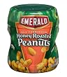 Emerald Nuts Old Fashioned Honey Roasted Peanuts, 4.5-Ounce Canisters (Pack of 12)