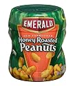 Emerald Nuts Old Fashioned Honey Roasted Peanuts, 4.5-Ounce Canisters (Pack of 12)
