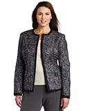 IMAGE OF Jones New York Women's Plus-Size Crew Neck Jacket, Midnight/Multi, 14W