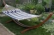 Ewins Antiqua Premium Quilted Hammock - Navy Stripe