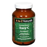 A to Z Naturals Easy C, Vegetarian Tablets, 100 tablets