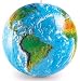 12 INFLATABLE TOPOGRAPHICAL GLOBE