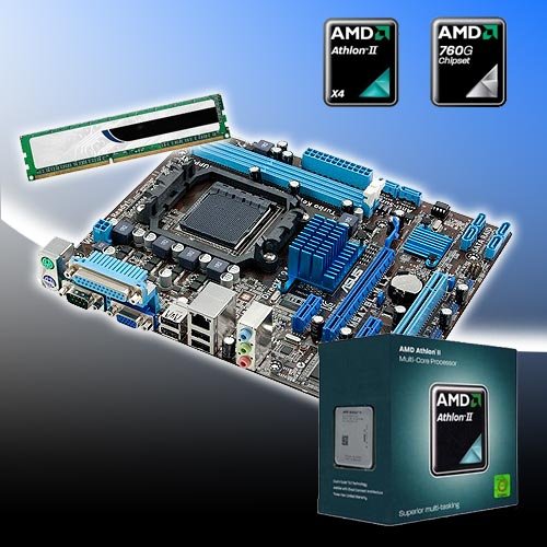Amd Quad Core 640 3.0ghz Cpu - Asus M5a78l-m Lx Motherboard - 4gb Ddr3 1333mhz Bundle Bu096 Picture