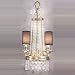 Viennese Waltz 12.5 Wall Sconce in Crystal/Austrian Silver