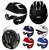 Easton A168036 Natural Grip Two Tone Senior Baseball Batting Helmet (No Mask)