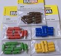 Brawa 3043 10 Muffen rund, gruen