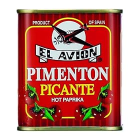 El Avion Pimenton Picante Ahumado - Smoked Hot Paprika 75 g (Pack of 5)