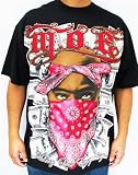 MOE Tupac 2 Pac Black T Shirt, 2XL