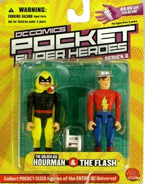  DC Comics Pocket Super Heroes > Hourman and Golden Age Flash Action Figure 2-Pack
