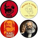 Set of 4 Karl Marx 1.25