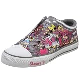 Skechers Cali Women's Abbot Kinney - Carried Away Canvas Slip On,Grey,7.5 M US
