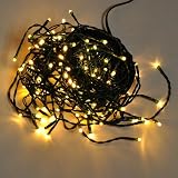 33 Feet Christmas Holiday Lights String with 100 LED warm white,by LEDwholesalers 2021WW