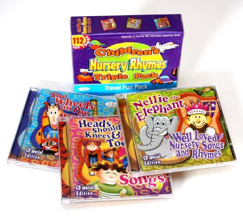 Childrens Toyshop  Music : Children's Nursery Rhymes Triple Pack: Travel Fun Pack