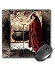 Office Product: Sandy Mertens Vintage Halloween Designs - The Halloween Cauldron - MousePad (mp_53782_1) - 3dRose LLC