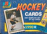 1990 / 1991 Bowman (Made By Topps) Factory Sealed Hockey Premier Edition 264 Card Set. Loaded with Stars Including Wayne Gretzky, Patrick Roy, Joe Sakic, Mario Lemieux, Ray Bourque, Steve Yzerman, Brett Hull, Sergei Federov, Jeremy Roenick, Mike Modano and Many Others.