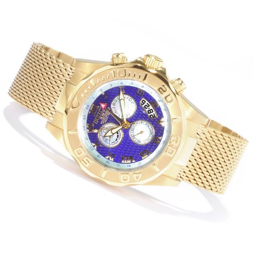 Invicta Mens Sea Wizard GMT Mesh Bracelet Watch 6364