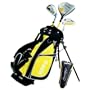 Hipfly Junior Set For Boys And Girls Age 3 - 5 Years Includes Driver, #6/7 Iron, Putter, Stand Bag