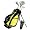 Hipfly Junior Set For Boys And Girls Age 3 - 5 Years Includes Driver, #6/7 Iron, Putter, And Stand Bag (Right Handed)