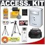Canon HF-DC1 High-Power Flash + Tripod + Case + Cameta Bonus Accessory Kit for PowerShot Digital Cameras including A490, A495, A1100 IS, A800 IS. A1200 IS, A2100 IS, A2200 IS, A3000 IS, A3100 IS, A3300 IS, SD780 IS, SD940 IS, SD960 IS, SD970 IS, SD980 IS, SD1300 IS, SD1400 IS, SD3500 IS, SX120 IS, SX130 IS, SX200 IS, SX210 IS, SX30 IS, SX230 HS, G11, G12, S90 & S95 Digital Cameras