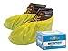 ShuBee Waterproof Shoe Covers Slip-Resistant Disposable for Construction, Indoor Carpet Floor Protection - Yellow (40 Pair)